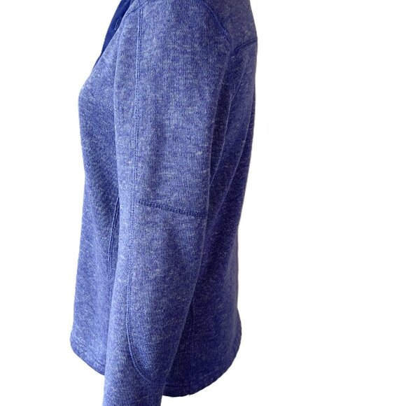 💜Mountain Warehouse  Quarter-button up Sweater cozy purple - Size US 8 - Picture 5 of 13